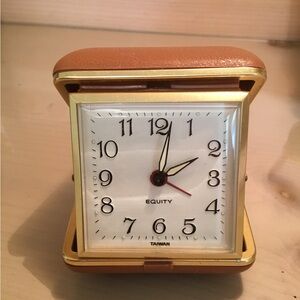 Vintage Travel Alarm Clock Wind Up